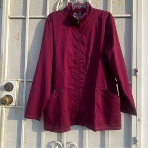 Dickies woman’s 2XL long sleeve unlined full zip jacket lightweight some stretch